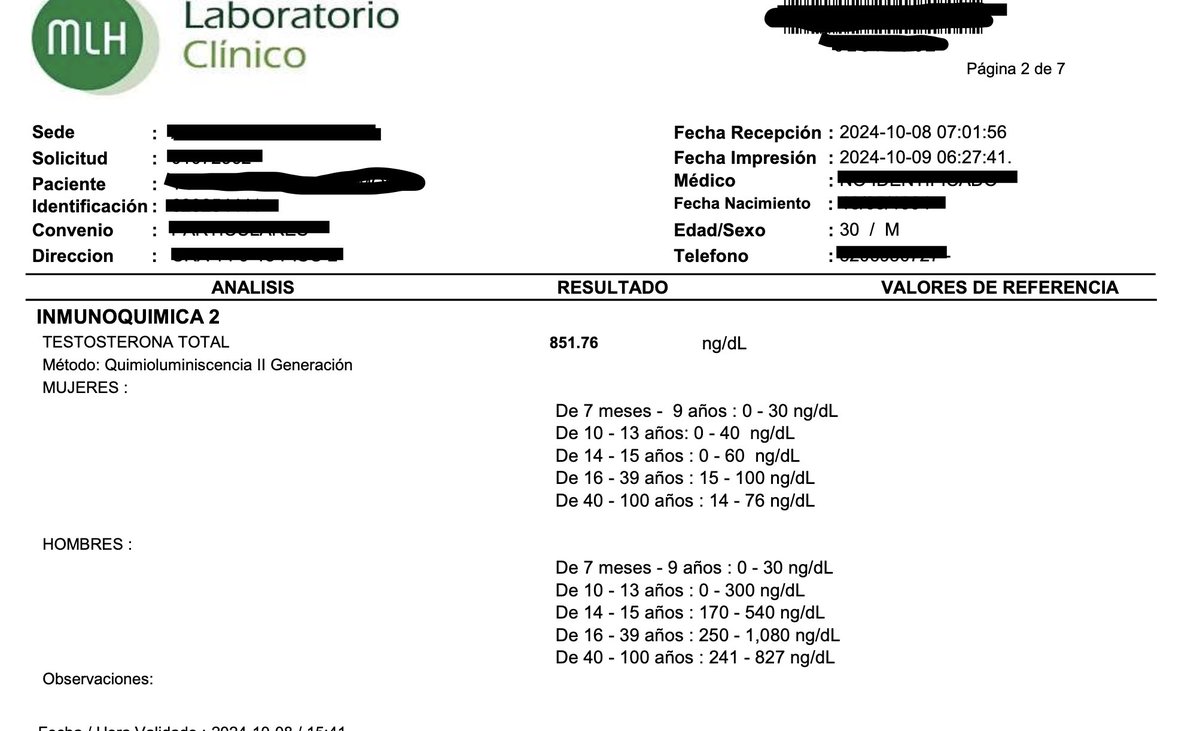 yoursimmo11's tweet photo. Bloodwork proof supplements failed, fundamentals worked.

January 2023: Testosterone 457 ng/dL while taking tribulus, fenugreek, D-aspartic acid, Tongkat Ali. Spending $120/month on "T-boosters."

July 2023: Stopped all synthetic supplements, ate 6-10 eggs daily, lifted heavy 3x weekly, fix my sleep, and added saturated fat.

October 2024: Testosterone 851 ng/dL. The $1,440/year supplements did nothing. The free lifestyle changes doubled my T. 

You can't supplement your way out of sleep debt and poor nutrition.