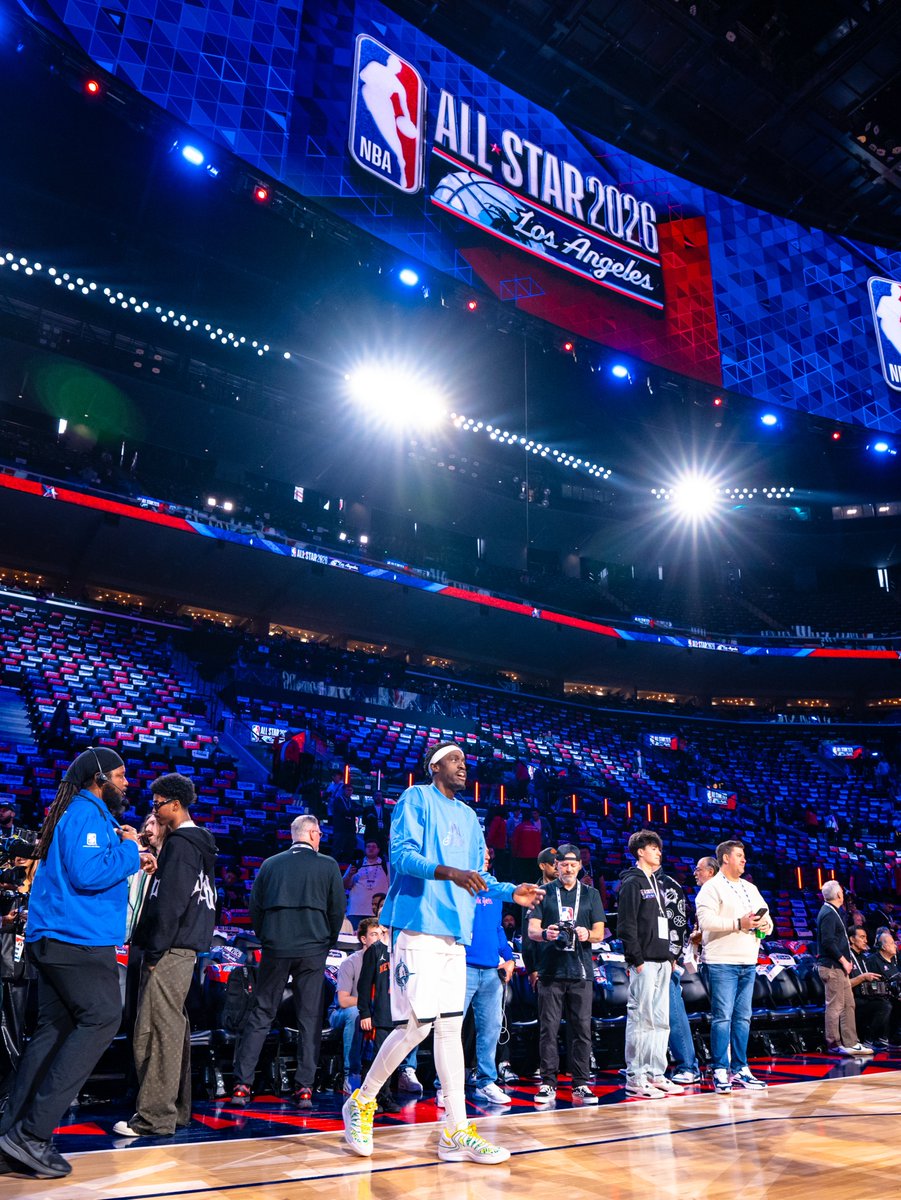 Pacers's tweet image. Peace out L.A. ✌️

That’s a wrap for Pascal Siakam’s trip to 2026 #NBAAllStar.