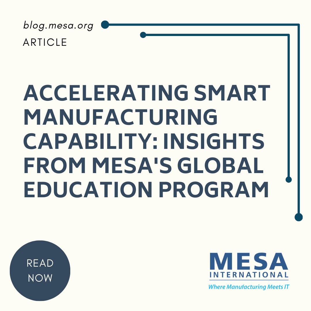 Manufacturing Enterprise Solutions Association tweet media