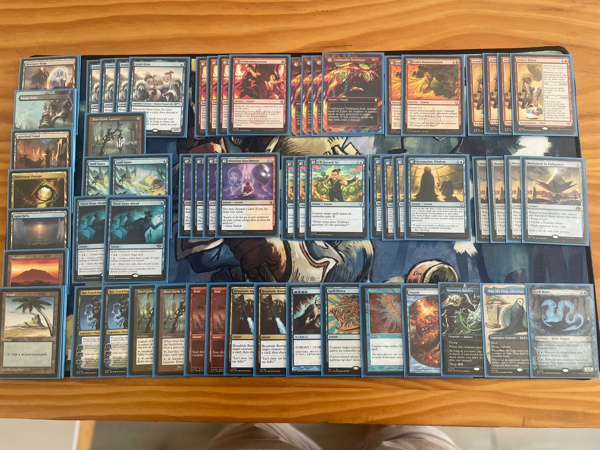 Deck I used to queue for #PTSOS at SARC + SB guide decklist in alt

R1 Jeskai Ctrl👩‍🏫👩‍🏫
R2 Golgari Mid 😵👩‍🏫👩‍🏫 (<a href="/tchucomtg/">tchuco</a> )
R3 Dimir Mid 👩‍🏫😵👩‍🏫
R4 MRed 👩‍🏫😵😵 (<a href="/choconavs/">Luis Navas Flores</a> )
R5 Simic Cub 👩‍🏫👩‍🏫
R6 BR Monument 😵👩‍🏫👩‍🏫
R7 Demon 👩‍🏫👩‍🏫
R8 ID

SB Plan: docs.google.com/document/d/13D…

<a href="/fireshoes/">Robert Taylor🔥</a>