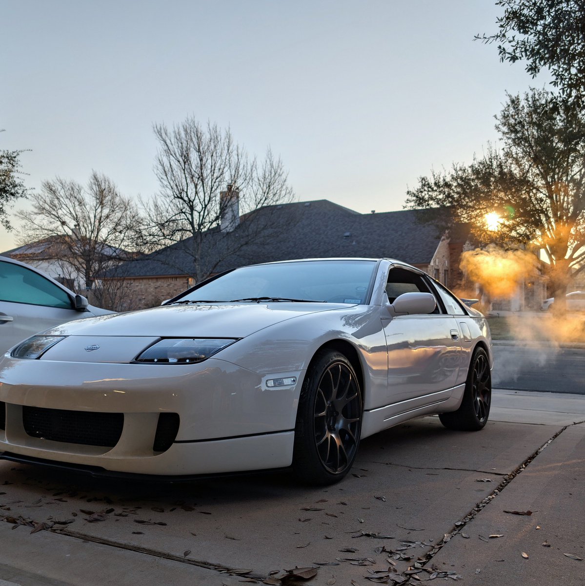 300zxproject's tweet photo. Feels good to get this thing back on the ground. Testing out a new shifter from Concept Z Performance and bringing to a place to get that last remaining coolant leak fixed. https://t.co/ZQ6mZsAN9a