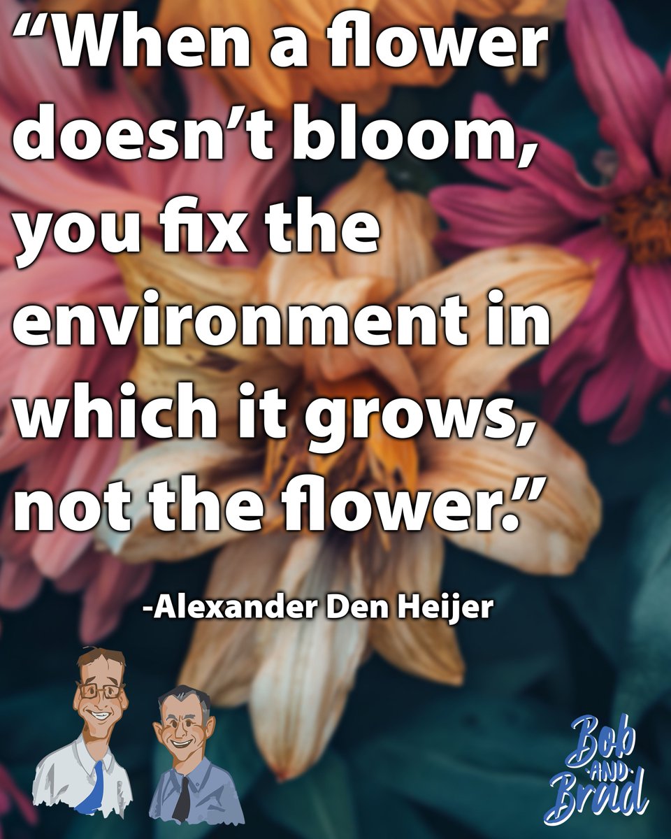 realbobandbrad's tweet image. If something isn’t thriving, it may not be the thing that’s broken — it may be the environment around it. 🌼
Create the right conditions, and growth follows.
#GrowthMindset #PositiveChange