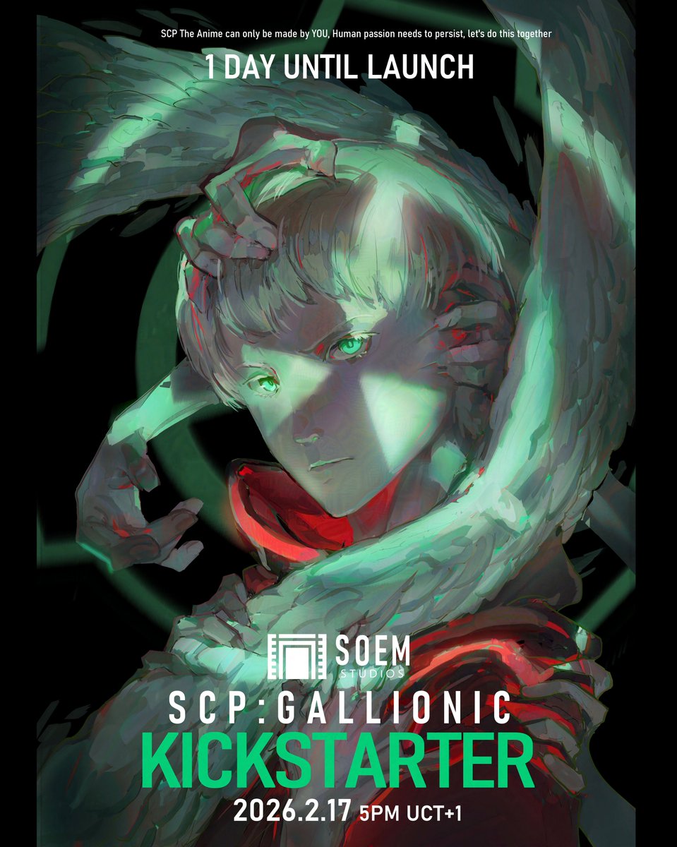 ‼️‼️1 MORE DAY LEFT‼️‼️
#SCP : GALLIONIC our Kickstarter will launch TOMORROW
You alone can help us make this Project a reality, so spread the word and let everyone know!
Our <a href="/Kickstarter/">Kickstarter</a>  page is under this post

This poster was made by our amazing friend <a href="/lonionjon/">Lon Ion Jon</a> 
( Not the