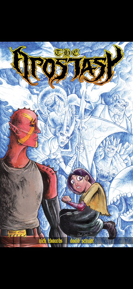 NickInTheBooth's tweet photo. My latest book - THE APOSTASY - is out now. Read it online @globalcomix https://t.co/B6fEcWoL2B