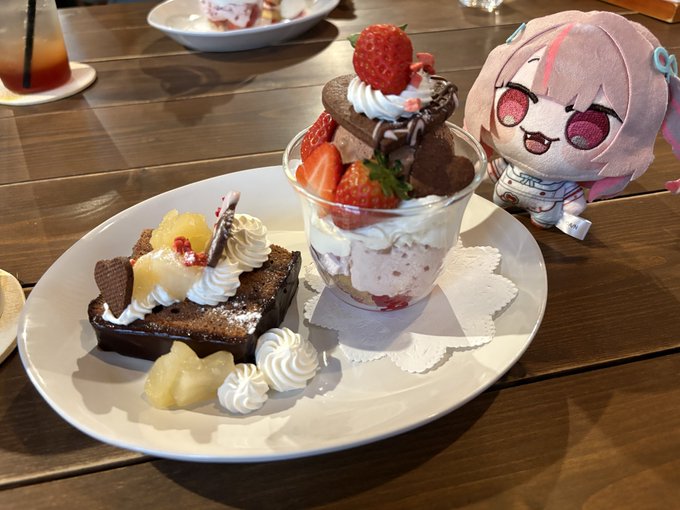 バレンタイン限定プレート美味しかったね🍫🍼💕 