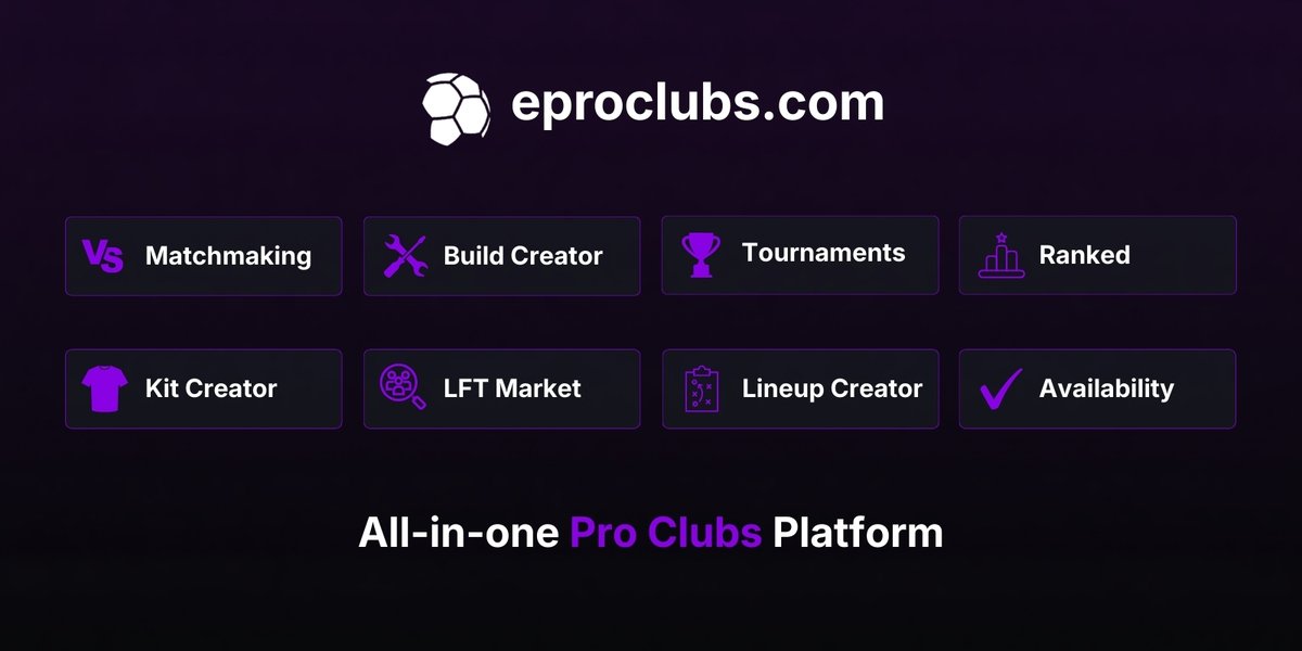 eProClubs tweet media