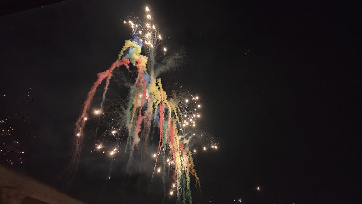 きれい——！！！🎆