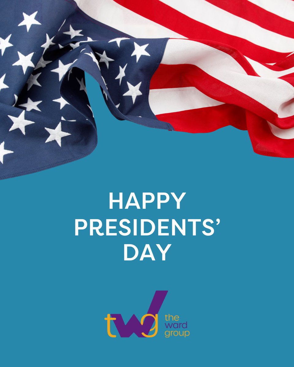 WardGroupInc's tweet photo. Happy Presidents' Day! 🇺🇸 https://t.co/sfH8JZosIO