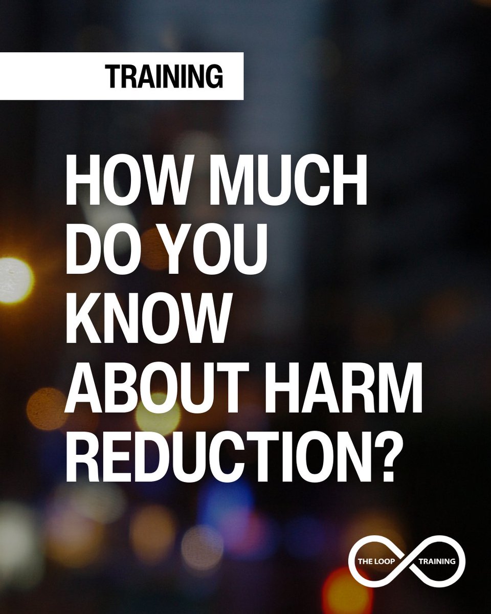 WeAreTheLoopUK's tweet image. What do we really mean by a harm reduction approach, and how does it work in practice?

Join our in depth online training session exploring the theory, history &amp;amp; practical application of harm reduction.

🕓 18:00 - 21:30GMT
📅 Wed 25 Feb 
🎫 eventbrite.co.uk/e/harm-reducti…