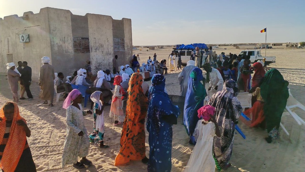 🇹🇩 Projet pré-DDR financé par le PBF : le Borkou mobilisé

Du 27 janvier au 12 février, le PNUD, l’OIM et l’UNICEF ont accompagné la Commission Nationale DDR (Désarmement, Démobilisation et Réintégration) dans le Borkou, province pilote du processus au Tchad, en vue de renforcer