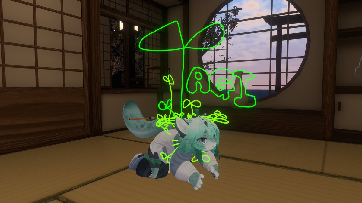 eroricさんがかいてくれた！！
そして草の生えたヤギ