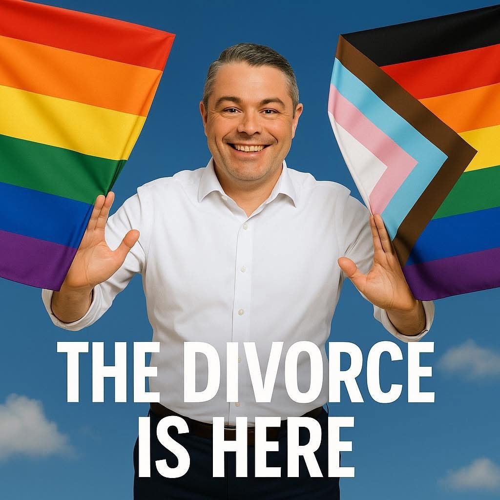 is the divorce still here bc he deleted everything about him