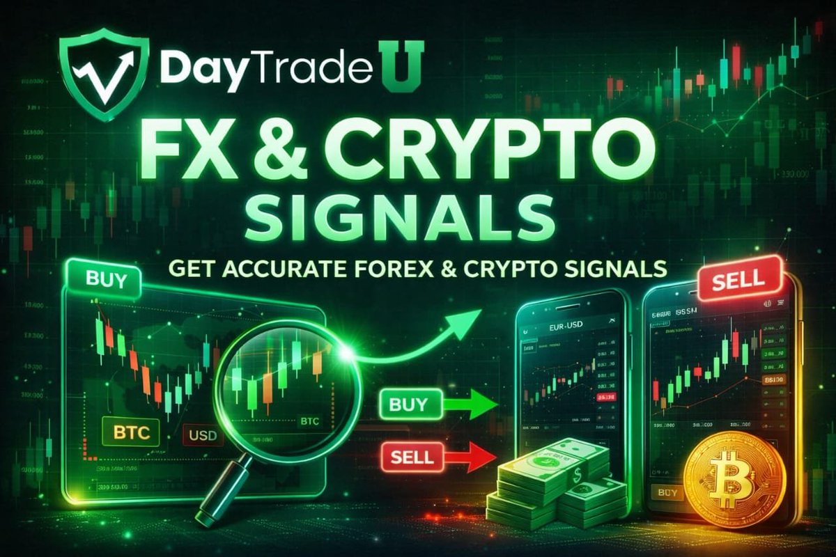 LifeHealthAdvrs's tweet photo. Access reliable Forex &amp; Crypto signals with DayTradeU.
Data-driven insights. Real opportunities. Better decisions. https://t.co/YeWw2DPseG