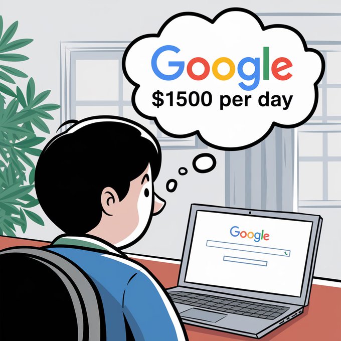 NathanAi87765's tweet image. Google pays $1,500 per day, but most people don’t know how

You can start earning too if you have
🌐 Internet
📱 A smartphone
⏰ A bit of time

I’ve created a step-by-step guide for this

Want it for FREE?
✅ Follow+Like
💬 Comment “Google”
🔁Re Tweet

 Must follow me