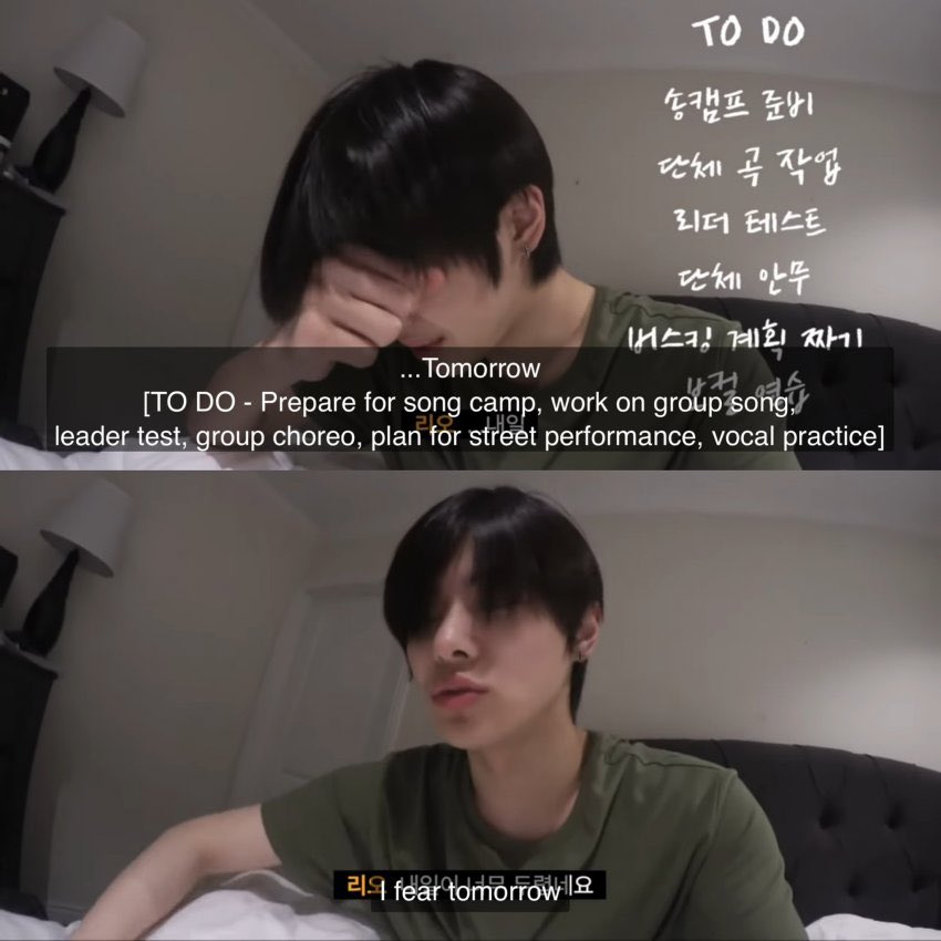 teenage leo at bighit handling song camp prep, group songs, leader tests, choreo, street performances, vocal practice all at once. the pressure was heavy. and still? every battle eval, got best score. every competition, he won.
leo has always worked hard

#StayUnitedForLeaderLeo