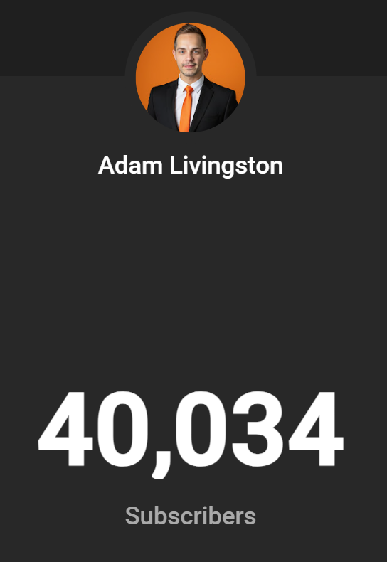 Just passed 40k subscribers on YouTube!

Thank you to everyone for your support, it really means the world that you tune in to hear the ORANGE GOSPEL every day!

I didn't make the decision to consistently make video content until last May, and I wasn't expecting this level of