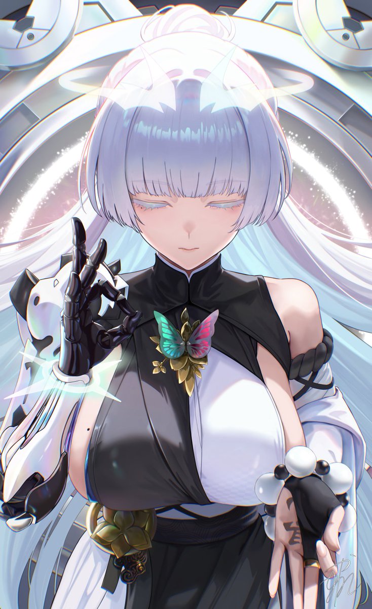 MacrossSilver's tweet photo. @NIKKE_en I love Nayuta so much its unreal, Verily. https://t.co/1BtgEsozZd