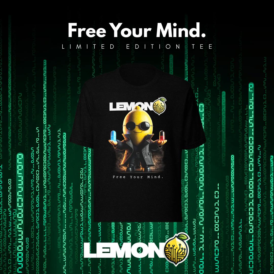 PoweredByLemon's tweet photo. 🍋 Free your mind.
The rest will follow.
Lemon OG Art Collection — Drop 01 is live for a limited time.
Live NOW on Lemon Social. https://t.co/IgGA3eAYBD
#FreeYourMind #LemonOG https://t.co/6qRh01qu3i