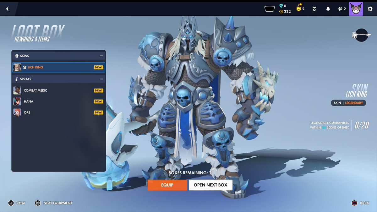 nuggje's tweet photo. @hyvneswvrden @OWCavalry omg i got so lucky too!! (i'm a supp main) https://t.co/UFZTS33lnC