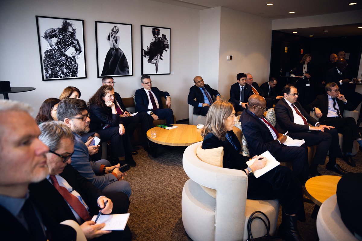 PalvanovSapar's tweet photo. I was pleased to be part of the first session of this year’s Ambassador Insider Series in Brussels. My sincere thanks to @BrusselsTimes for the kind invitation and for organizing a timely and substantive discussion.
Valuable exchange with fellow Heads of Mission on Brussels’ financial outlook and the EU’s economic trajectory in today’s complex geopolitical environment.
