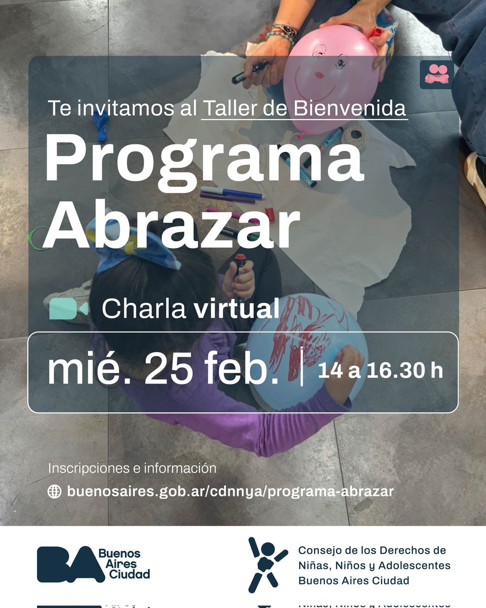 🫂 ¡Elegí ser Referente Afectivo!

Ser parte de abrazar es saber que tu tiempo, tu escuchas y tu manera de acompañar pueden dejar una huella hermosa en la vida de niñas, niños y adolescentes. 

👉🏼 Para inscribirte ingresá en: 
buenosaires.gob.ar/cdnnya/program…