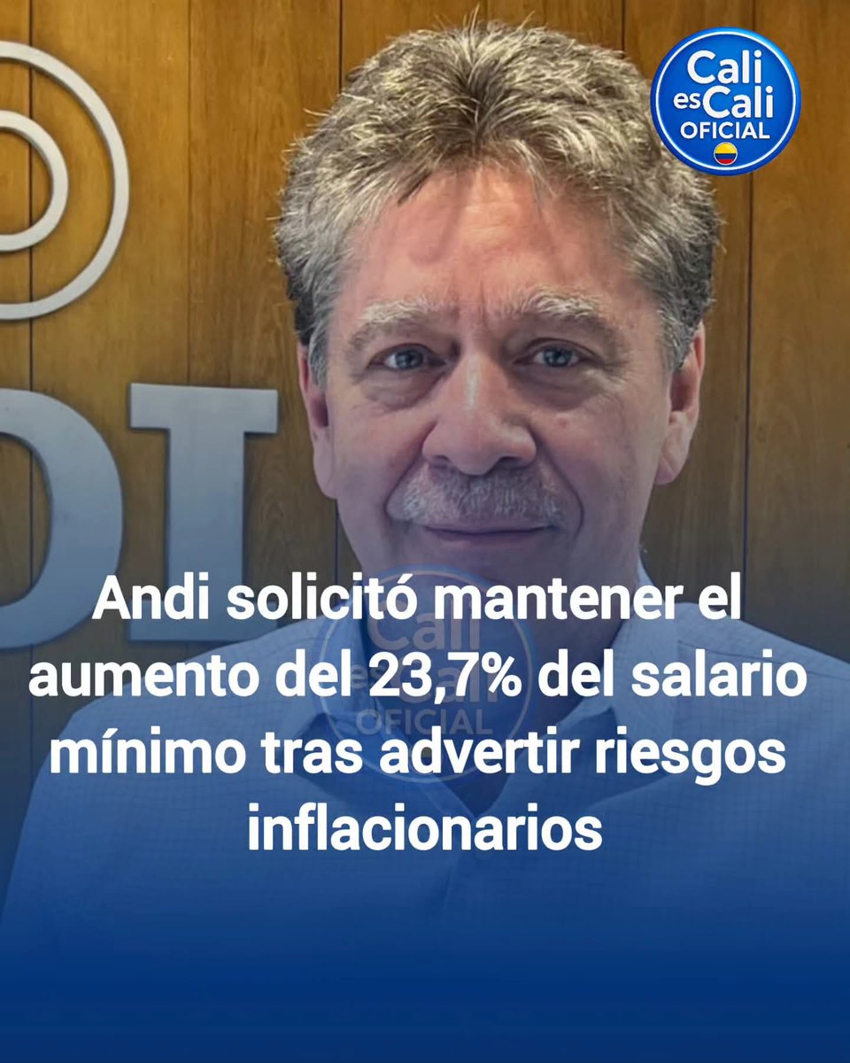 Este señor fue el primero que criticó y reprimió cuando el presidente expidió el decreto que incremento el salario mínimo en un 23.7%. Amenazó que eso dispararía la inflación.
Mes y medio después y por mandato de candidatos de derecha hoy ruega que se mantenga ese porcentaje.