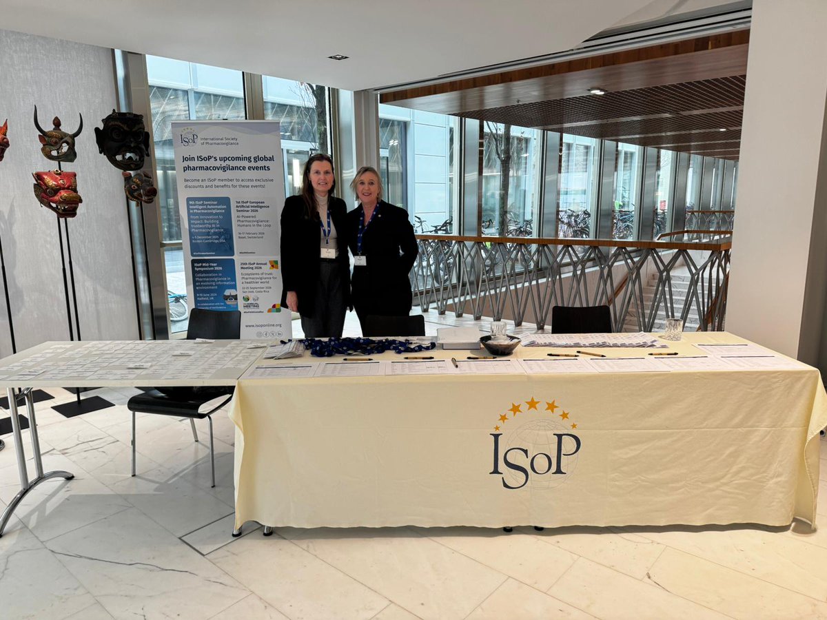 ISoPonline's tweet photo. Day 1 of #ISoPBasel2026 is in full swing!
✨ 125 attendees — sold out!
A packed room, great energy, and powerful discussions on AI in pharmacovigilance.
Here’s a look at today’s moments 👇
#Pharmacovigilance #DrugSafety #AIinPV #ISoPOnline https://t.co/I4XMqKYZEw