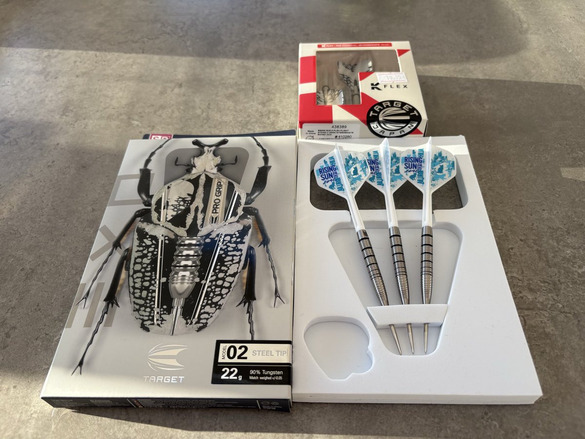 Popped into my local dart store and got by first set of darts. Darts Store Wombwell were fantastic. Didn’t try to sell me the most expensive. Spent time with me and found a weight and grip I wanted. Ready for my Omni and Starwars Tor tomorrow. <a href="/TargetDarts/">Target Darts</a>