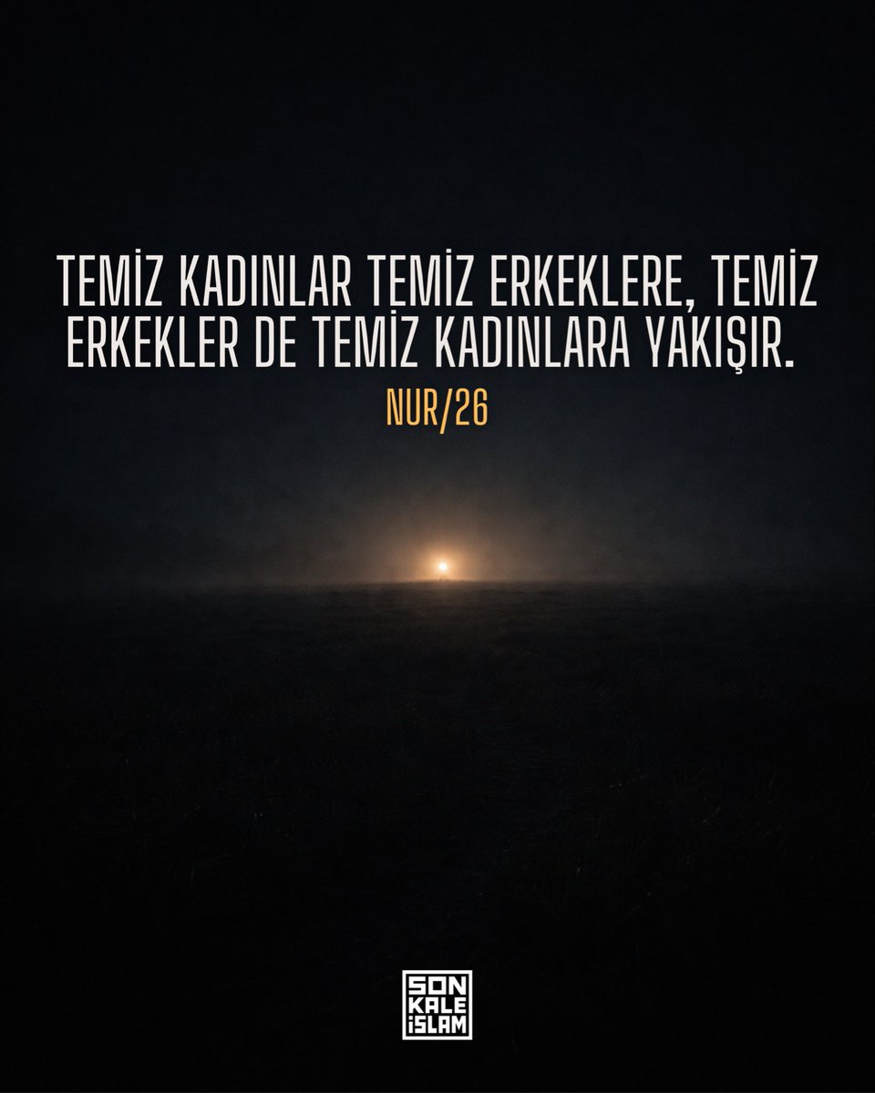 sonkaleislam's tweet photo. Ahir zamanda temiz kalmaya çalışmak seni yoruyorsa… https://t.co/KCwJIOo3GZ