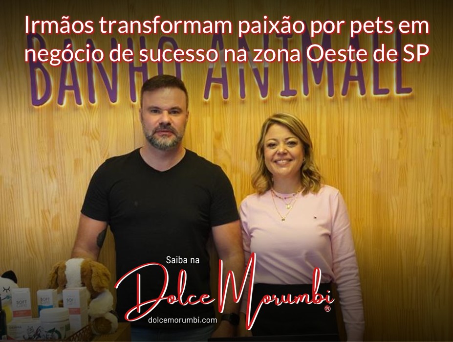 DolceMorumbi360's tweet image. Claudiney e Janaina D´Angelo resolveram empreender no setor pet e comemoram a expansão dos serviços do pet shop Banho AniMall

Saiba na Dolce Morumbi®

#dolcemorumbi #banhoanimal #petshop #citedesco 
dolcemorumbi.com/2026/02/16/irm…