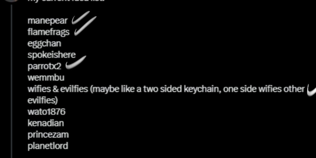 tadoyakis's tweet image. Sketches.. maybe.. + these are who I'd like to draw for the keychains