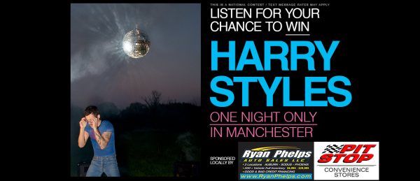 93Q could send you to 🇬🇧 Manchester to see Harry Styles’ Album Release Show on March 6th!
Listen at 8a, 11a, 2p &amp; 5p for the national text keyword to win. Rules: 93Q.com #93Q