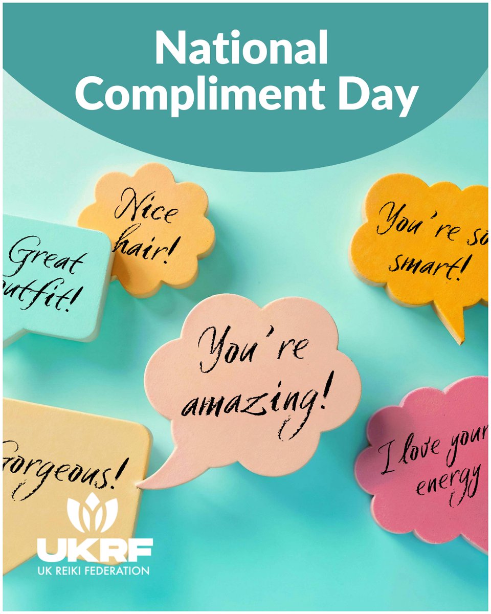 Words carry energy.

A genuine compliment can uplift, heal, and brighten someone’s entire day.

Today, share kind words - with others and with yourself…and you are indeed looking lovely today!

🌐 reikifed.co.uk
#NationalComplimentDay #PositiveEnergy #KindWords #UKRF