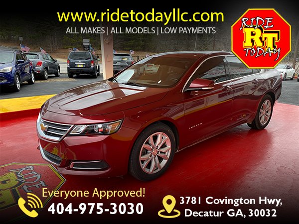 Ride_Today_LLC's tweet photo. 🚨New Inventory Alert! 2017 Chevrolet Impala, 129k Miles. More info on our website. https://t.co/rq4k15ClKc