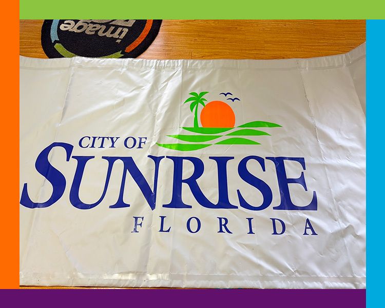 i360Lauderhill's tweet image. Do you have a tarp and you need help installing vinyl? Let us help you! We installed vinyl on the City of Sunrise tarp for their stage in the park! 

#signgraphics #customvinyl #vinylgraphics #signshop #fortlauderdale