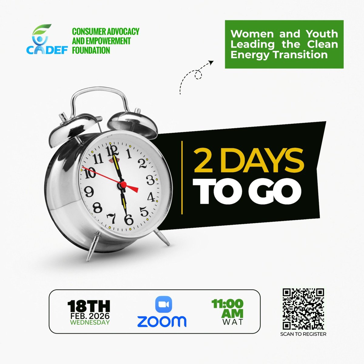 cadef_ng's tweet image. If you want to understand how the clean energy transition will influence jobs, businesses, household costs, and everyday opportunities, you should be part of this conversation on Wednesday.

Register now using the link:
us06web.zoom.us/meeting/regist…

#CADEF #Webinar #CleanEnergy