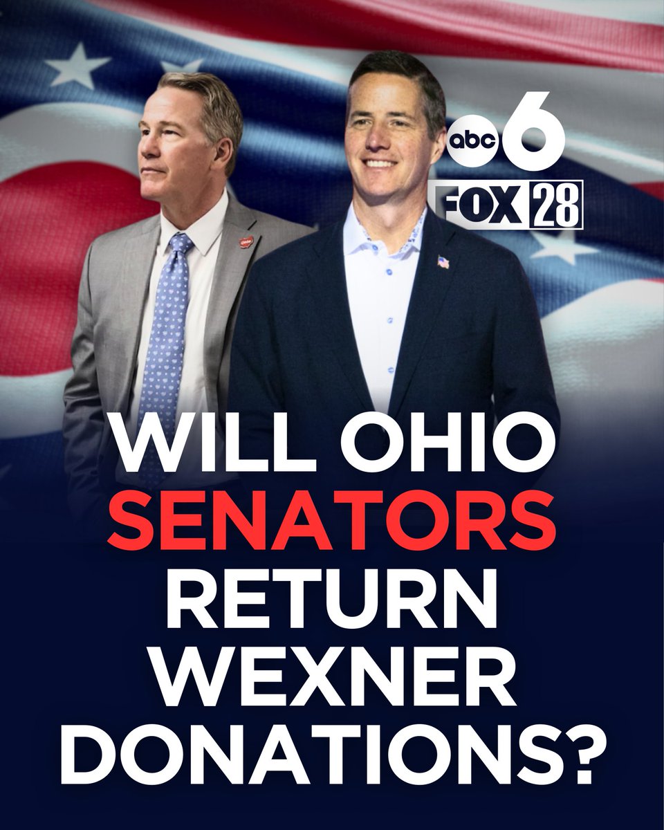 Amid a flurry of returned, political campaign donations, made by Columbus billionaire Leslie Wexner, Ohio’s two U.S. senators so far have not given theirs back.

Read More: bit.ly/4aRNSvw