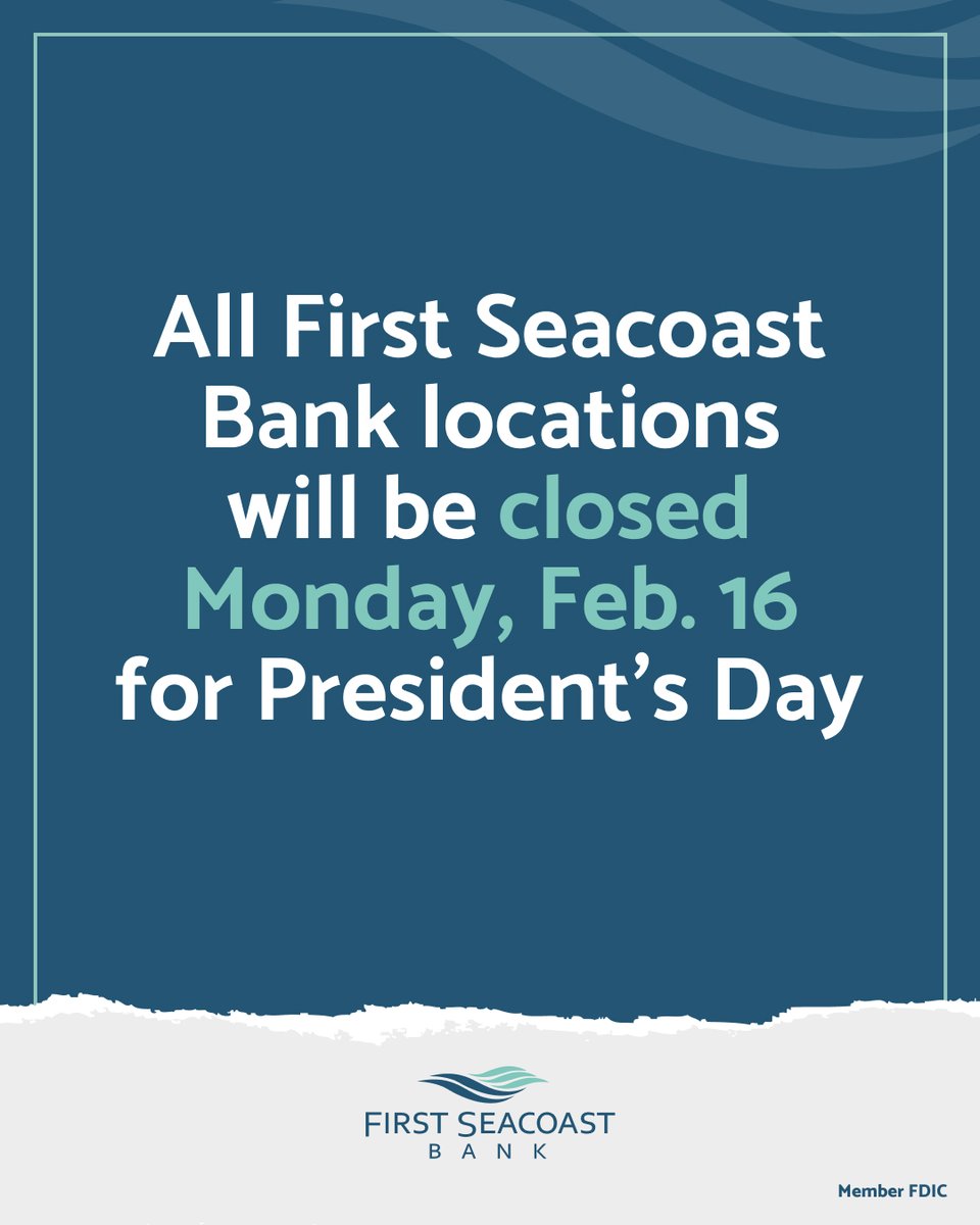 First Seacoast Bank tweet media