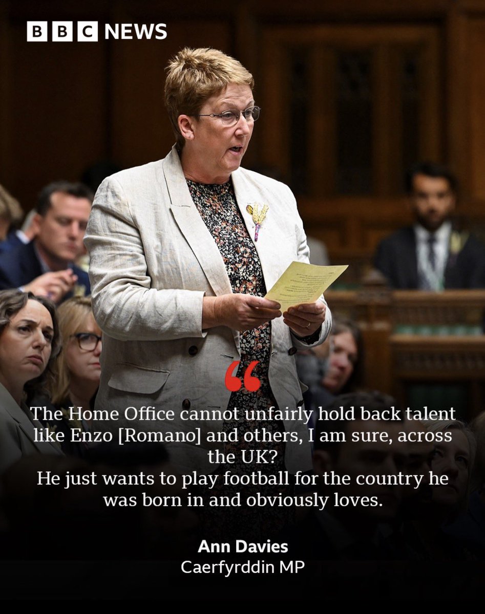 Enzo Romano was born in Cardiff.

He’s worn a Wales shirt at youth level. He’s turned down other nations to represent Wales.

Yet he’s been denied British citizenship.

Home Office bureaucracy should not hold back young talent who love our country and want to represent it 🏴󠁧󠁢󠁷󠁬󠁳󠁿