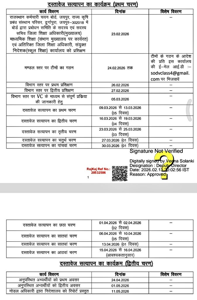 MsharmaRJ's tweet photo. 4th grade dv shedule जारी 👇👇👇👇#आलोकराज @alokrajRSSB https://t.co/0pGZKvPlzX