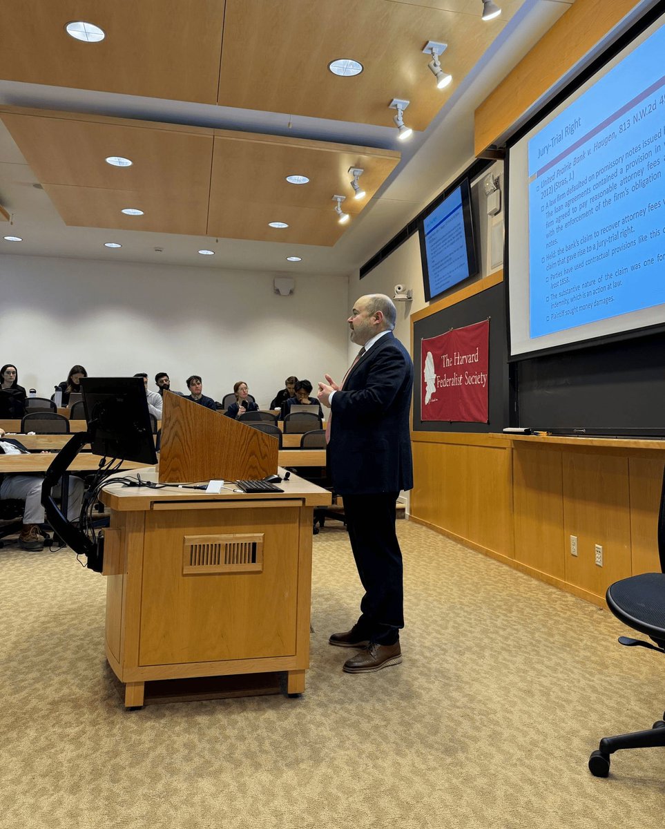 Harvard Federalist Society tweet media