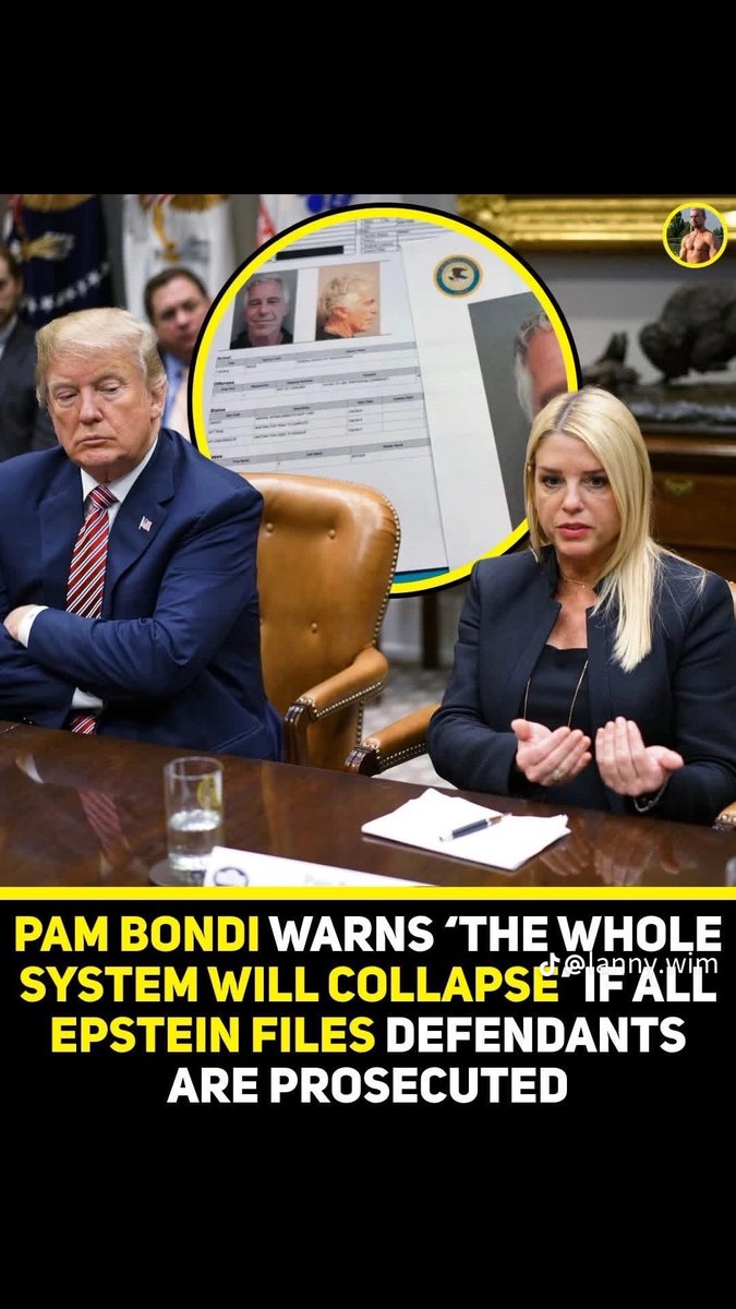 Truthtellerftm's tweet image. Chief p/edo defender and obstructionist, cover up artist Pam Bondi busted admitting she redacted and removed a file highlighting the detailed relationship between Trump and convicted p/edo trafficker Jeff Epstein! She says it’s “privileged.” 

-Bondi also refuses to meet with