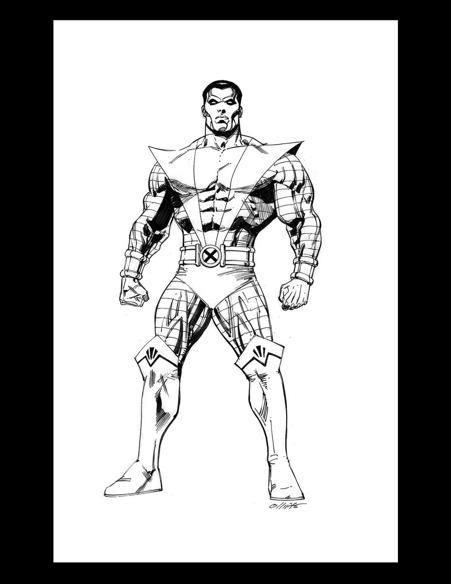 Colossus warm up sketch! From the Claremont/Byrne era of the X-Men, my personal favorite