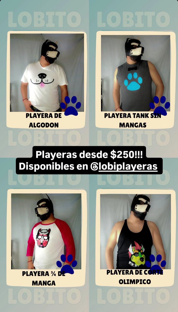 Gran variedad de playeras desde $250!!!
Mamda Dm para conocer el catalogo completo
#TusFetichesEnMiPiel
#TusFetichesImpresos