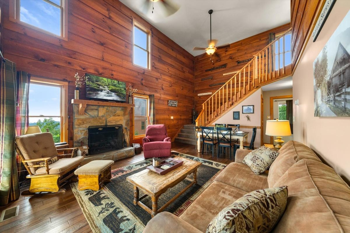ColonialCabins's tweet photo. 🏔️✨ Welcome to Almost Heaven Too — where mountain views steal the show and comfort comes easy! 🌲💙 Perched high on a hillside near Pigeon Forge, this beautiful 3-bedroom cabin gives you unobstructed Smoky Mountain views, cozy fireplaces, and all the amenities you need for the perfect getaway.

Spend your days exploring the national park or hitting the slopes at Ober Mountain 🎿, then come home to movie nights, pool tournaments 🎱, and relaxing soaks in the hot tub with endless views. With three king suites, bonus living space, and a game room with wet bar, this cabin was made for laughter, connection, and unforgettable mountain memories. 🔥🏡

One stay here and you’ll see why it’s called Almost Heaven Too. 😍🌄
https://t.co/XTqmGjtp2h

#AlmostHeavenToo #SmokyMountainCabin #PigeonForgeCabins #MountainViews #CabinLife #HotTubViews #SmokyMountains #FamilyVacation #TravelTennessee #GameRoomGoals #CabinGetaway #MountainMagic