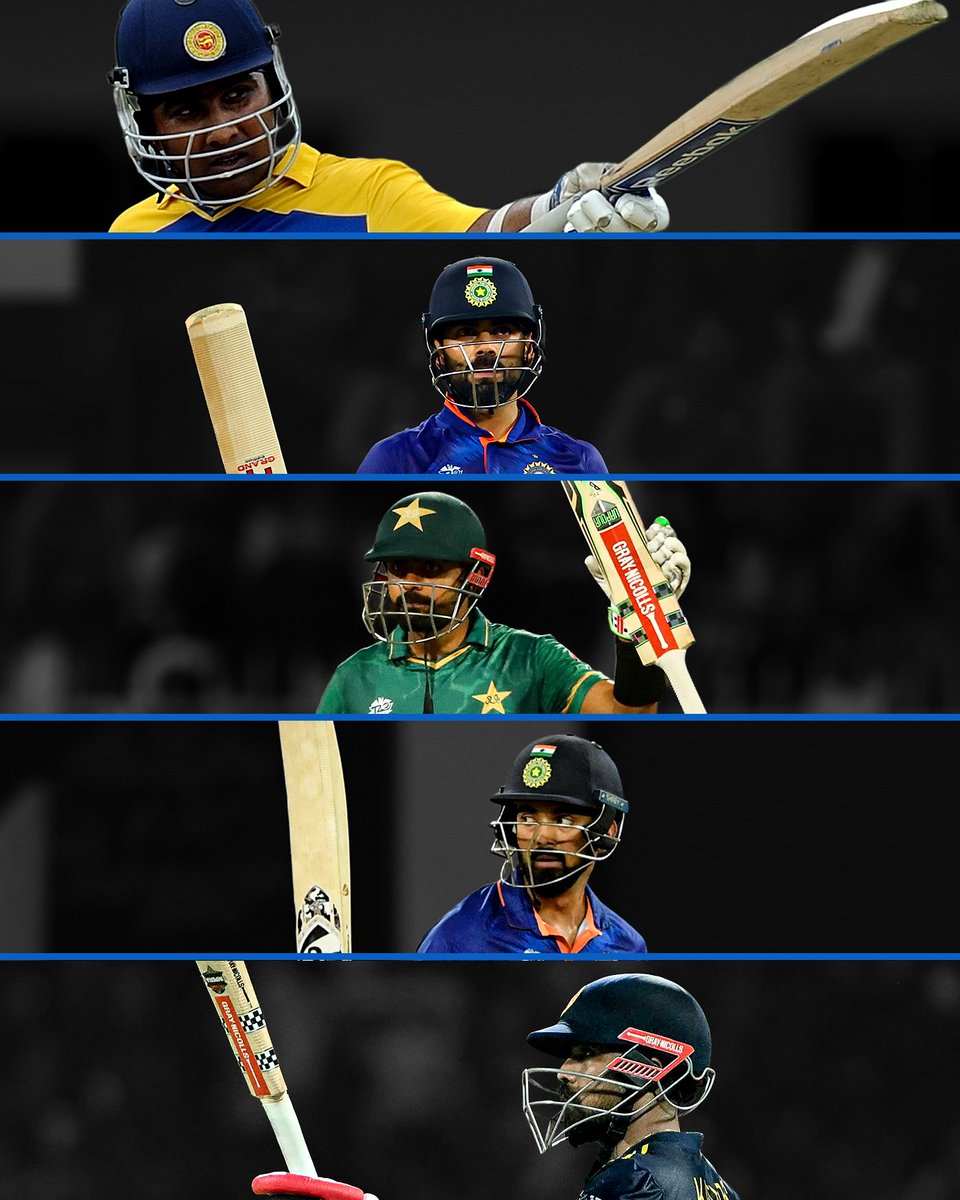 Three consecutive fifties at the men's T20 WC:

◾ Mahela Jayawardene, 2010
◾ Virat Kohli, 2016-2021
◾ Babar Azam, 2021
◾ KL Rahul, 2021
◾ 𝗞𝘂𝘀𝗮𝗹 𝗠𝗲𝗻𝗱𝗶𝘀, 𝟮𝟬𝟮𝟲