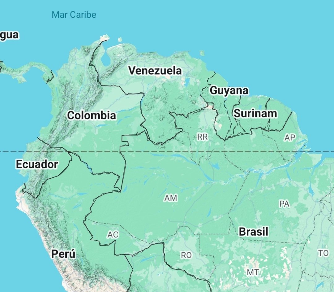 Editch_852's tweet image. Venezuela is entirely in the north of the equator