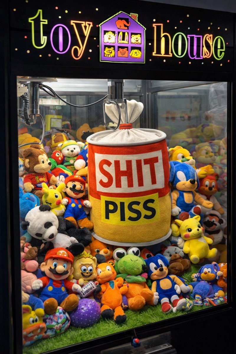 Everyone’s grabbing the safe plush.

I’m grabbing the one nobody understands.

Every cycle there’s one coin in the machine.
The one they laugh at…
Until the claw hits.

1 pull.
1 move.
$1,000,000,000 energy. 🥫 $SPSC

We are not the same.