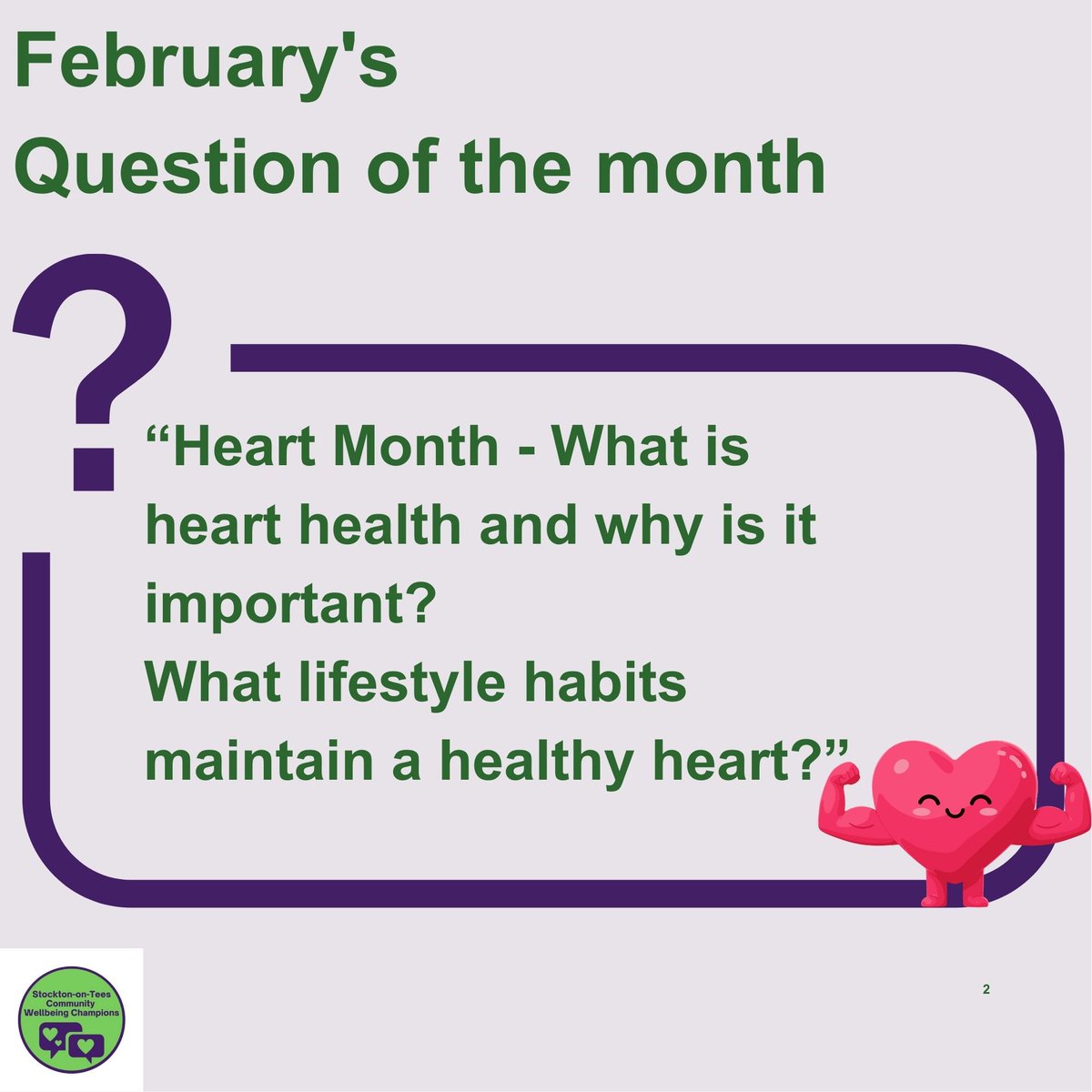 February is Heart Health Month ❤️

Your heart age might be older than you think — which can raise your risk of heart attack or stroke. Small habits like moving more, eating well, and managing stress can make a big difference.

Check your heart age here: nhs.uk/health-assessm…