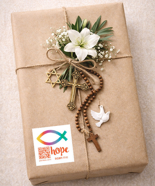 ✝️ Our religious stickers are made to inspire and share blessings everywhere you go ✝️